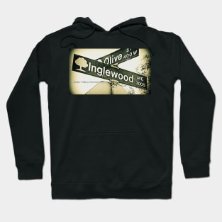 Inglewood Avenue, Inglewood, California by Mistah Wilson Hoodie